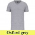 Kariban Men's Bio150 V-Neck T-Shirt oxford grey